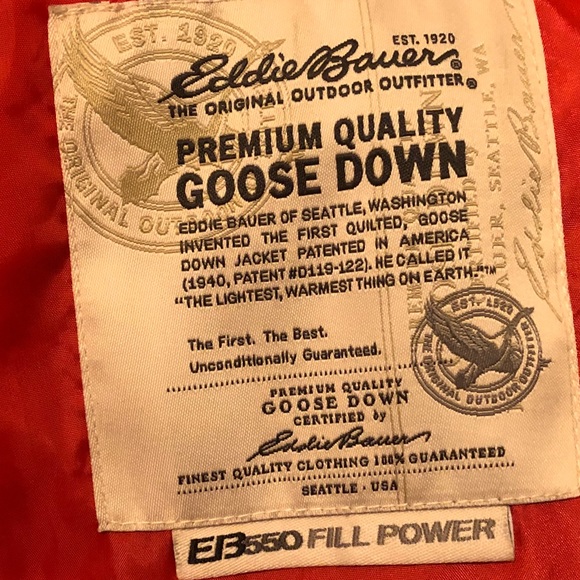 ❤️Sold on Mercari❤️ Eddie Bauer Vest Goose Down - Picture 6 of 8